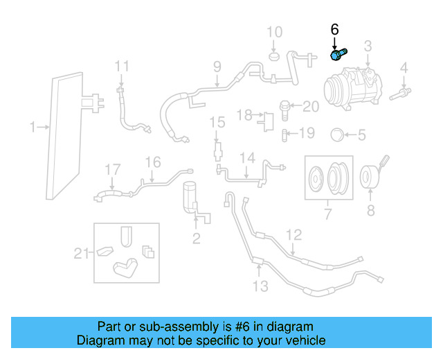 Compressor Bolt WHT-005-710 - View 3