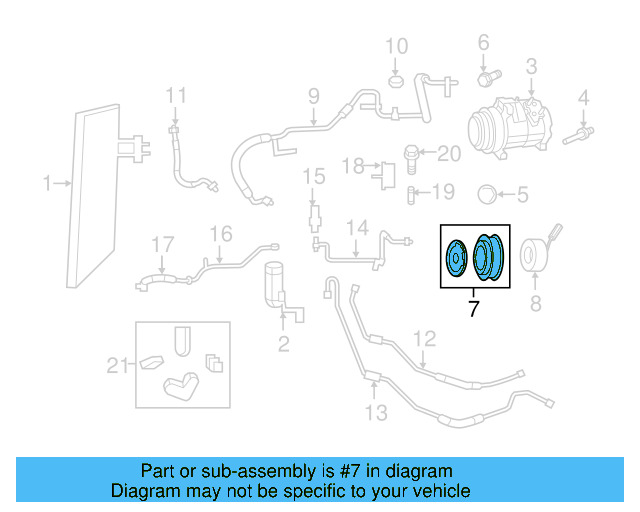 Pulley 7B0-820-812-B - View 3