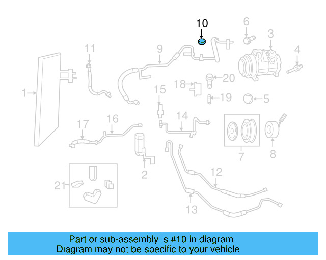 Fill Valve Cap 7B0-820-871 - View 3
