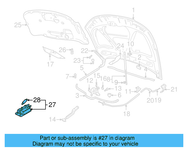 Under Hood Lamp 1H0-947-301 - View 5