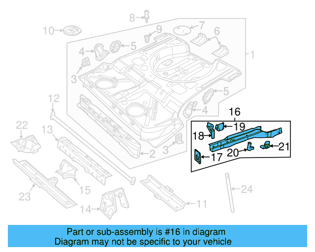 Floor Reinforced 5C3-803-489 - View 6