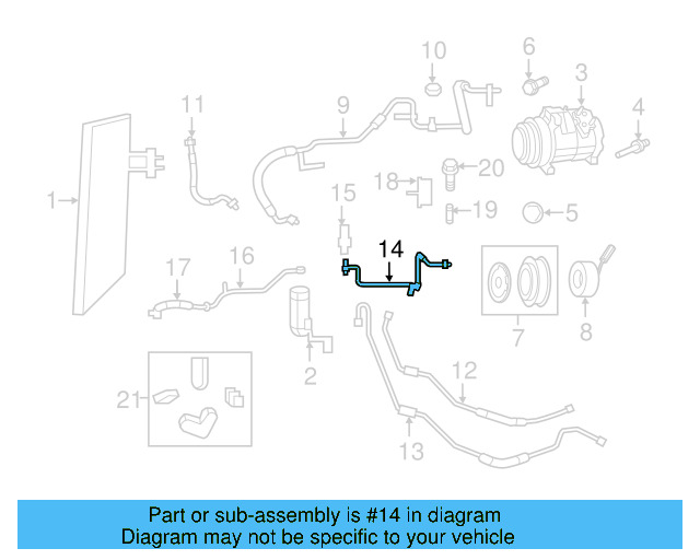 Pressure Line 7B0-820-730 - View 3