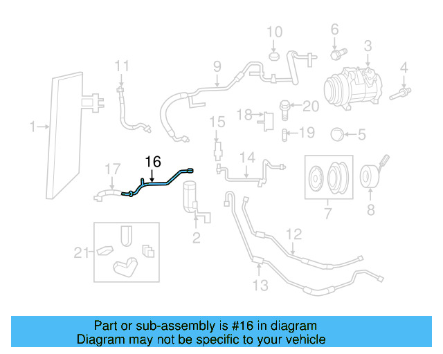 Discharge Hose 7B0-820-721-E - View 9