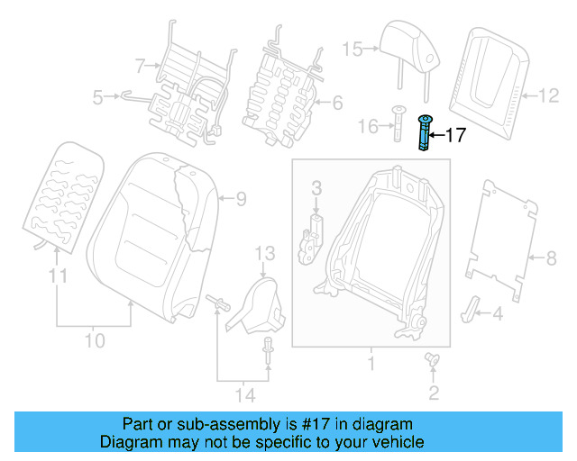 Headrest Guide 1K0-881-920-Q-3G4