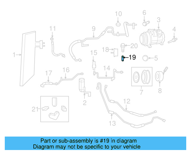 Expansion Valve Lower Seal 7B0-820-749 - View 3