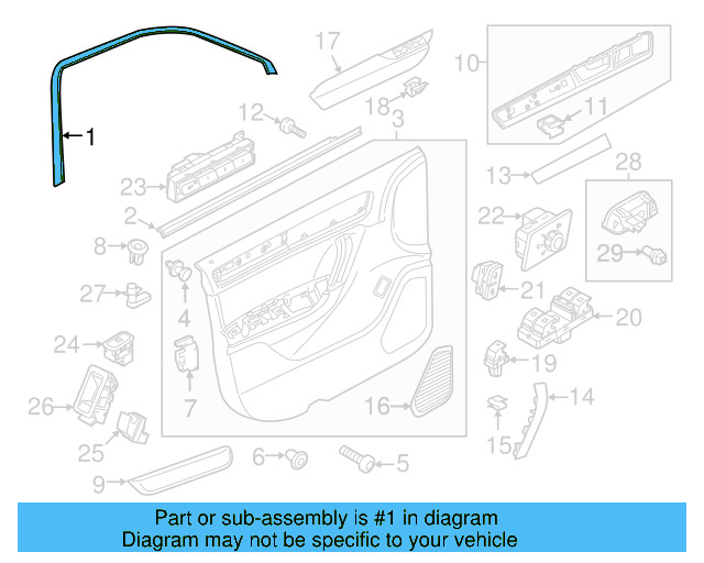 Window Trim 7P0-867-671-A-82V