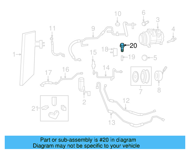 Expansion Valve Upper Seal 7B0-820-749-A - View 3