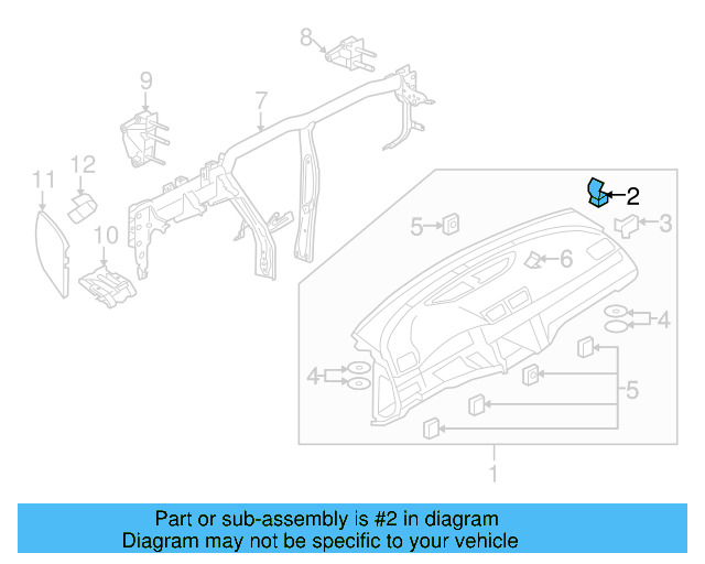 Bracket 1K1-857-022-D - View 18