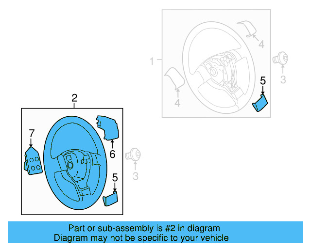 Steering Wheel 3C0-419-091-AP-E74 - View 7