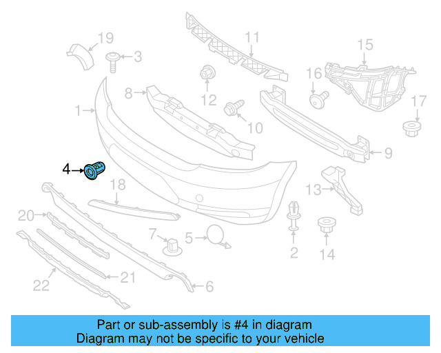Fender Liner Extension Screw N-103-546-02 - View 217