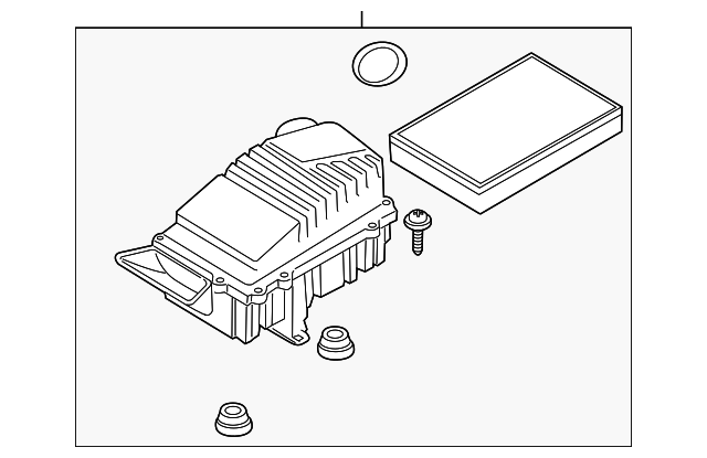 Air Cleaner Assembly 5C0-129-607-L - View 2
