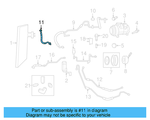 Discharge Hose 7B0-820-721-E - View 7