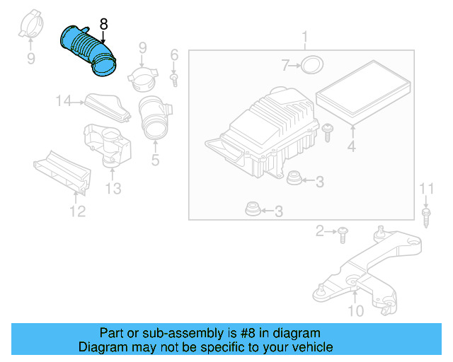 Inlet Duct 1K0-805-971-C-9B9 - View 29
