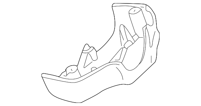 Lower Column Cover 1E0-953-516-A-1QA