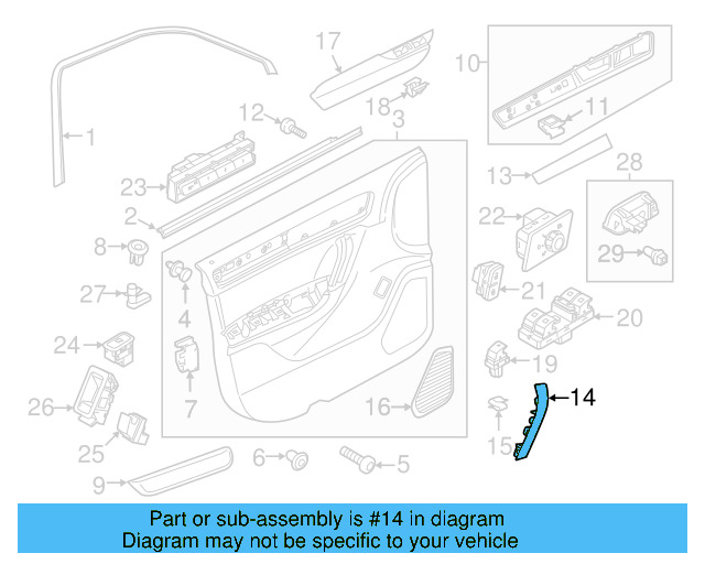 Handle Cover 7P6-867-171-81U - View 5