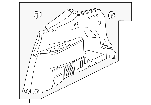 Lower Center Pillar Trim Clip 4A0-867-276-B - View 80