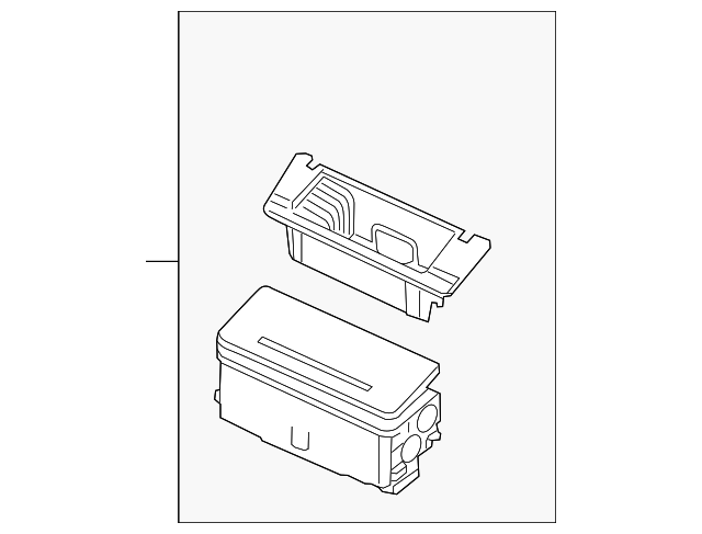Ash Tray Assembly 4G8-857-406-H67 - View 2
