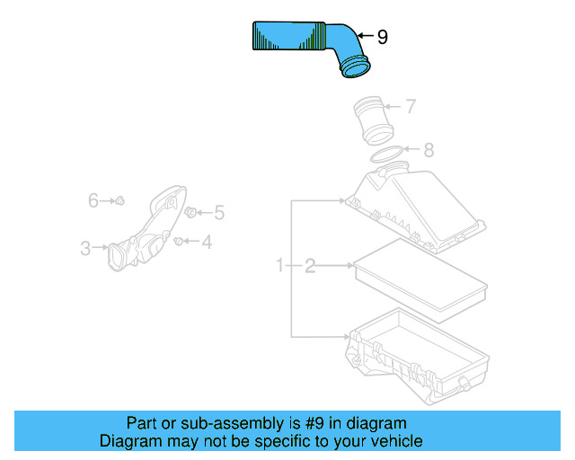 Intake Duct 06A-133-354-G - View 4