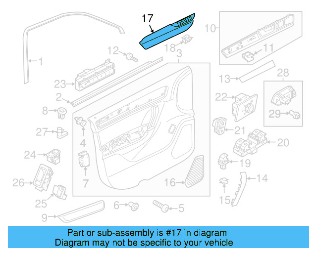 Armrest 7P1-868-170-A-86W - View 4