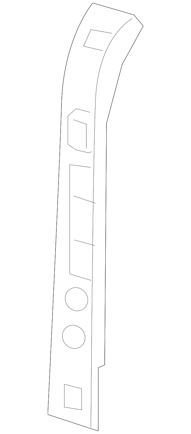 Windshield Pillar Trim 3G8-867-233-A-BR2 - View 4