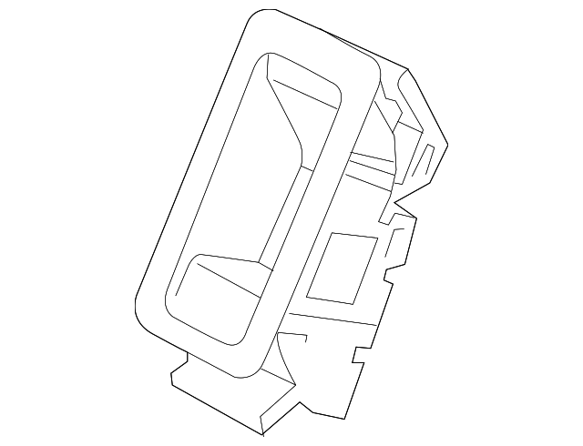 Lift Gate Switch Bezel 1K8-959-527-C-9B9 - View 4