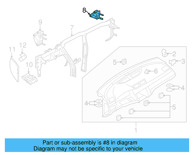 Bracket 1K1-857-022-D - View 23