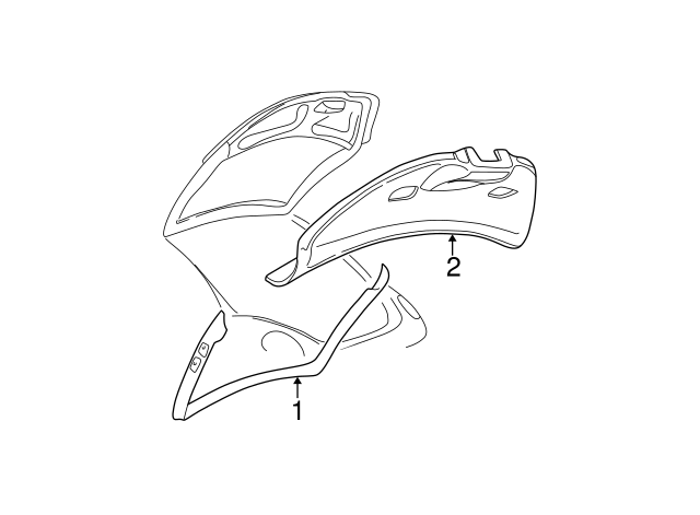 Window Trim 1C0-867-603-G-6N6