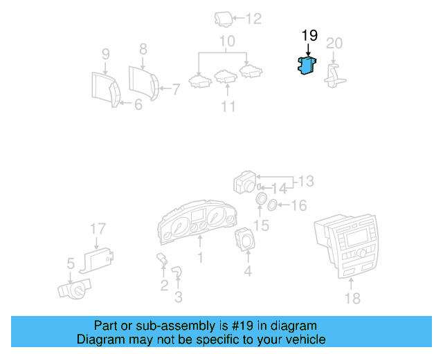 Sensor 4B0-907-659-B - View 3