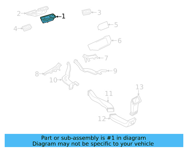 Defroster Duct 3CN-815-077 - View 6