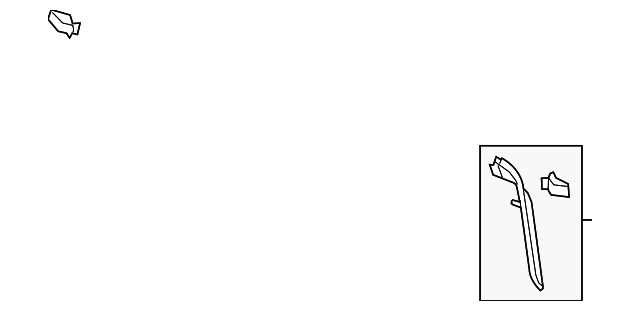 Lower Center Pillar Trim Clip 4A0-867-276-B - View 103