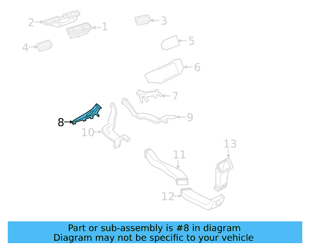 Front Duct 3CN-819-151 - View 4