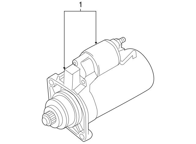 Starter Motor 02M-911-024-PX - View 4