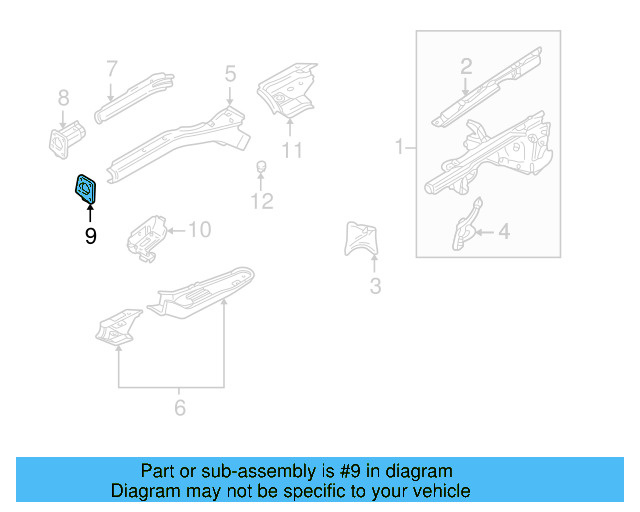 Mount Plate 8D0-805-747 - View 8