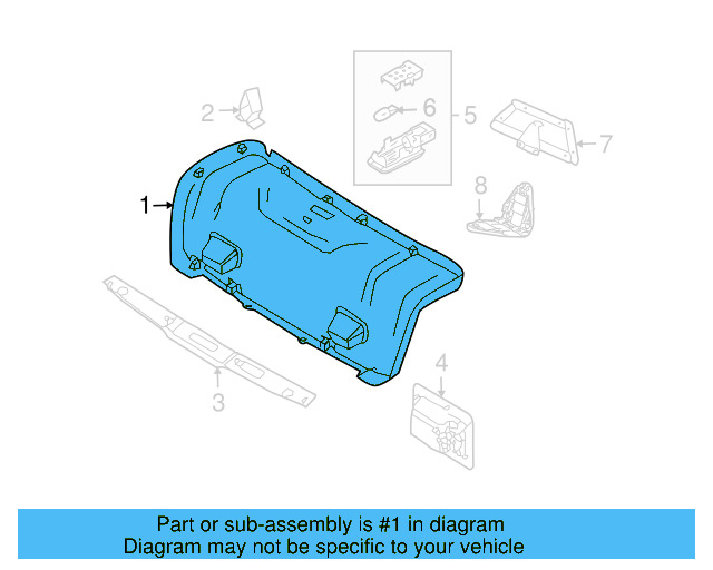 Trim Cover 3D5-868-503-71N - View 4