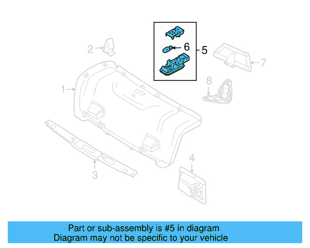 Courtesy Lamp 4B0-947-415-A - View 9