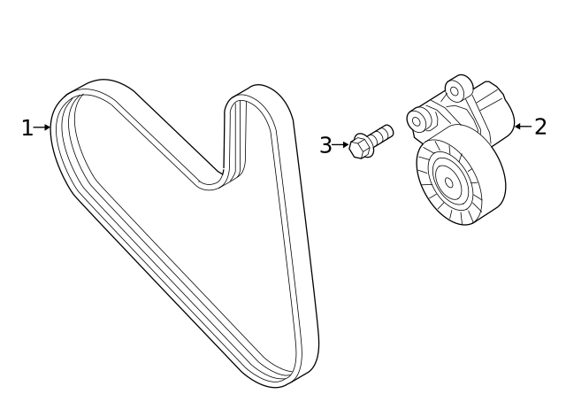 Serpentine Belt 04E-145-933-AG - View 19