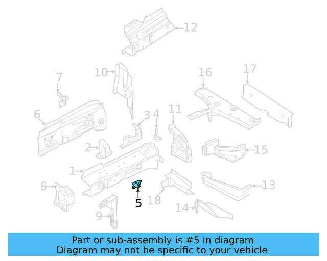 Inner Rail Bracket 1EA-121-079 - View 3