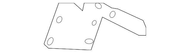 Brake Hose Upper Bracket 1EA-611-846-B