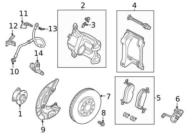 Brake Hose Upper Bracket 1EA-611-845-B - View 2