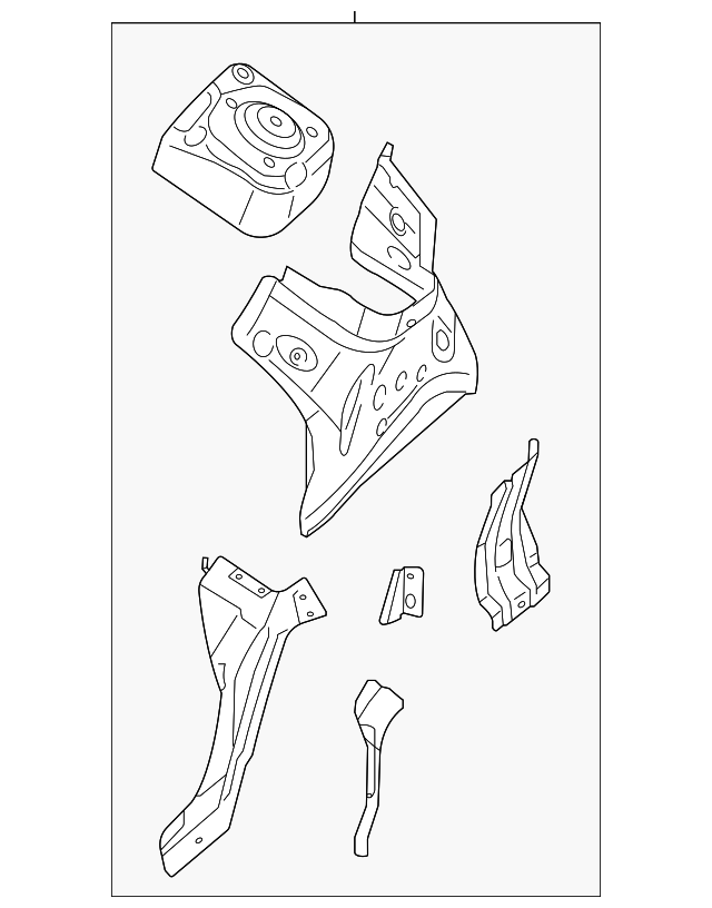 Strut Tower 1EA-805-116-A
