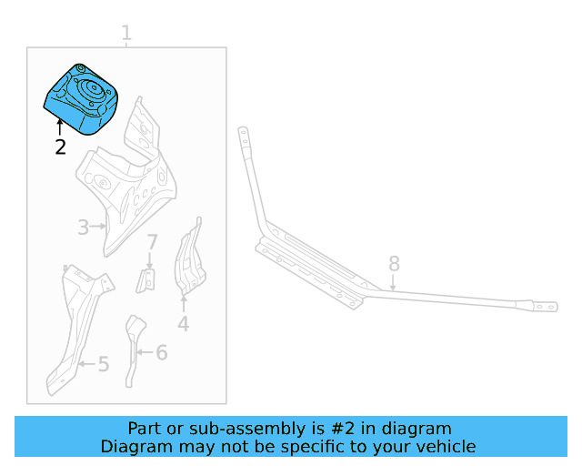 Mount Plate 1EA-809-122-A - View 3