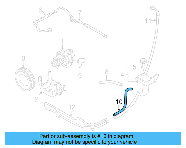 Return Hose 8D0-422-891-C - View 8