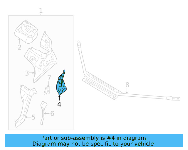 Reinforcement 1EA-805-078-A