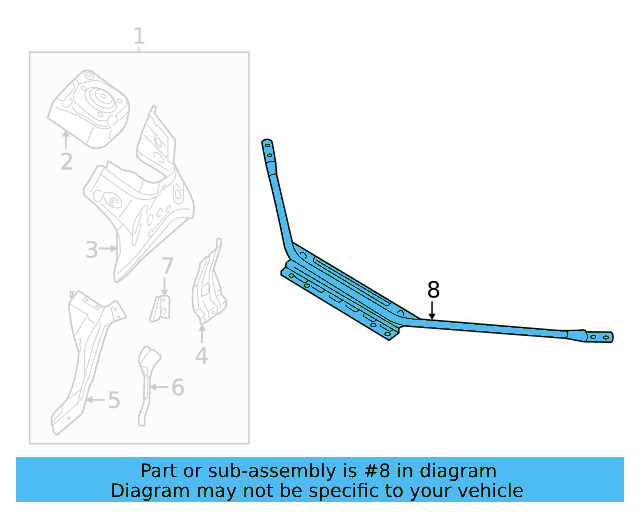 Cross Rail 11A-805-540 - View 4