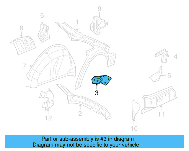 Fender Mtg Bkt 5C5-810-427-A - View 3