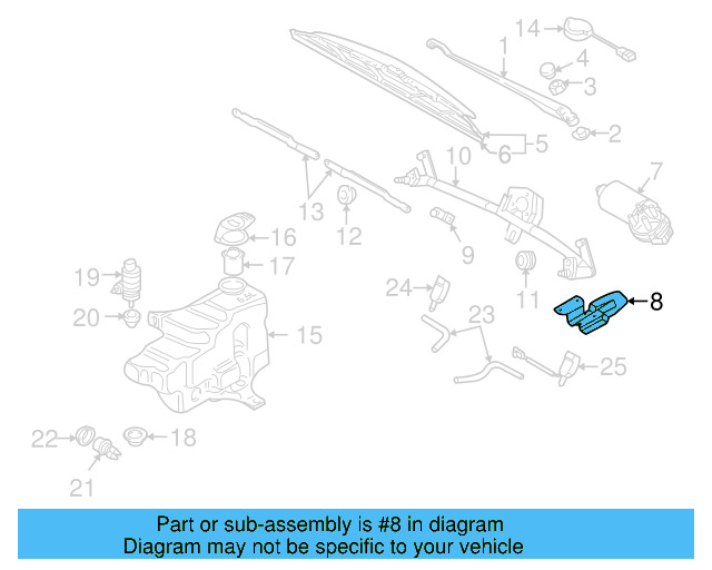 Wiper Motor Bracket 1J1-955-634-A - View 6