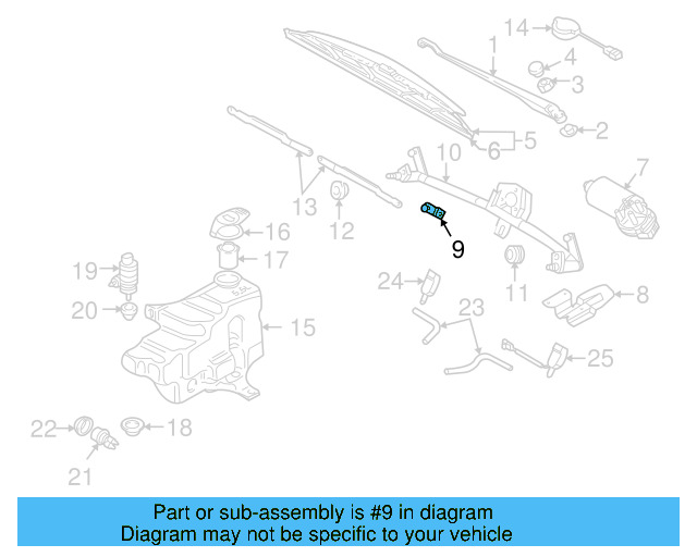 Wiper Frame Bushing 701-955-756 - View 11