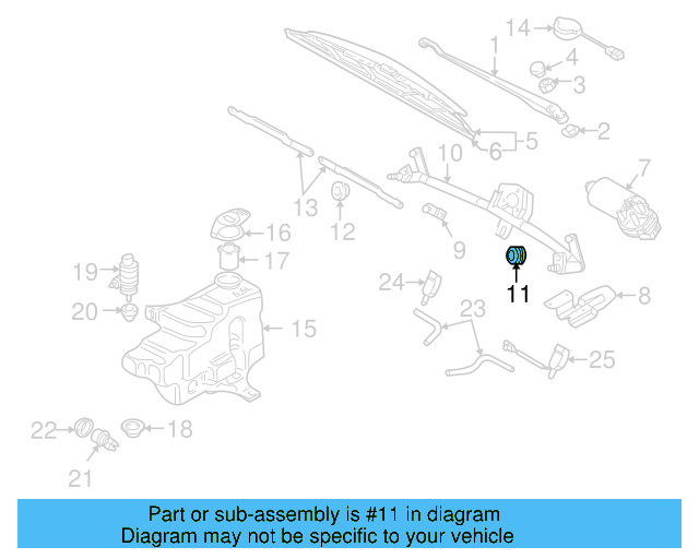 Wiper Frame Grommet 701-955-754 - View 19