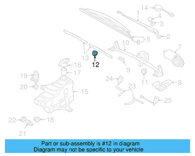 Wiper Frame Bushing 701-955-756 - View 27