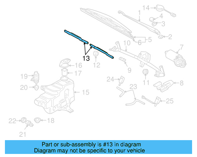 Linkage Rod 1J0-955-325-A - View 16
